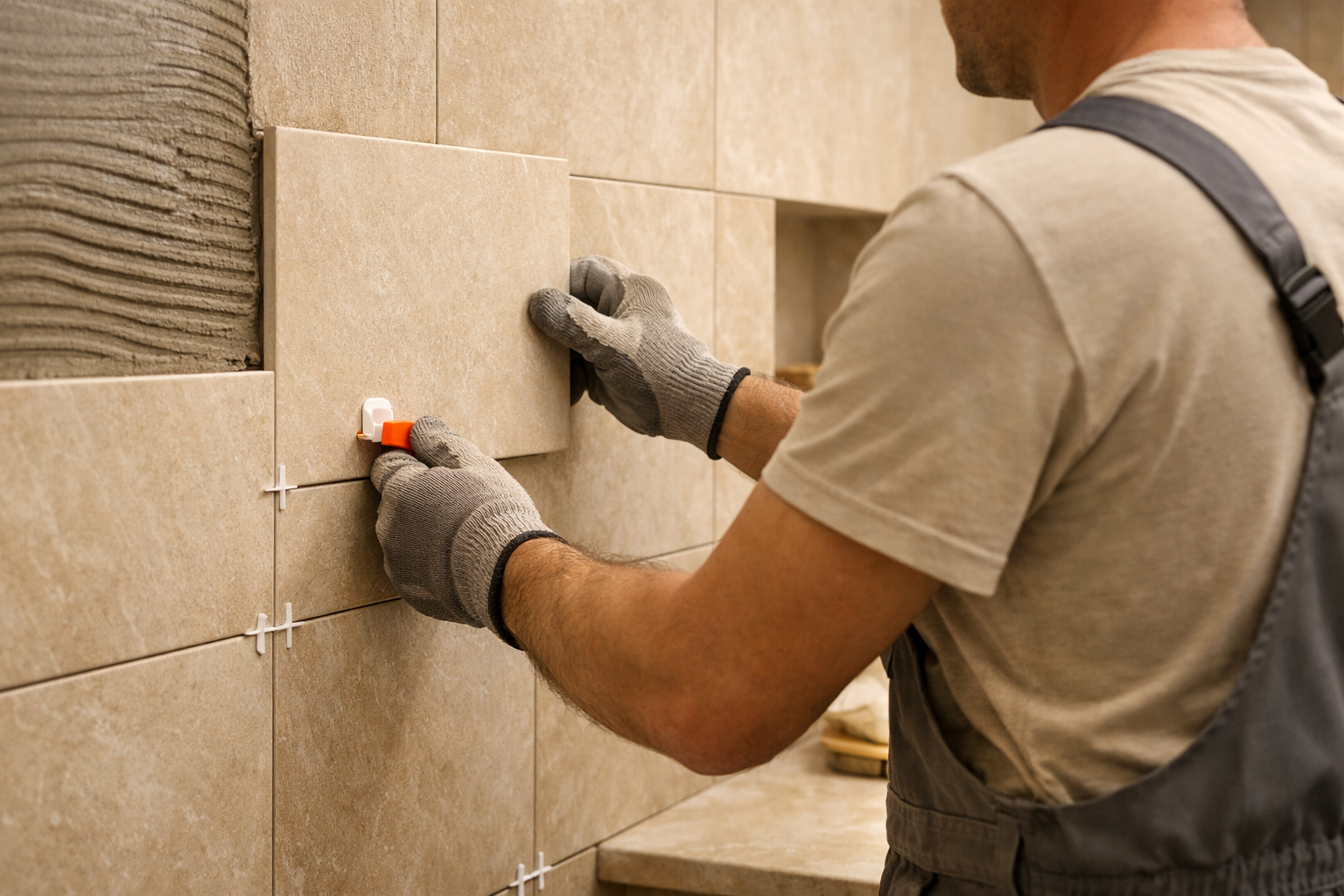 Glazurnik Rzeszów Łukasz Bereś układanie płytek